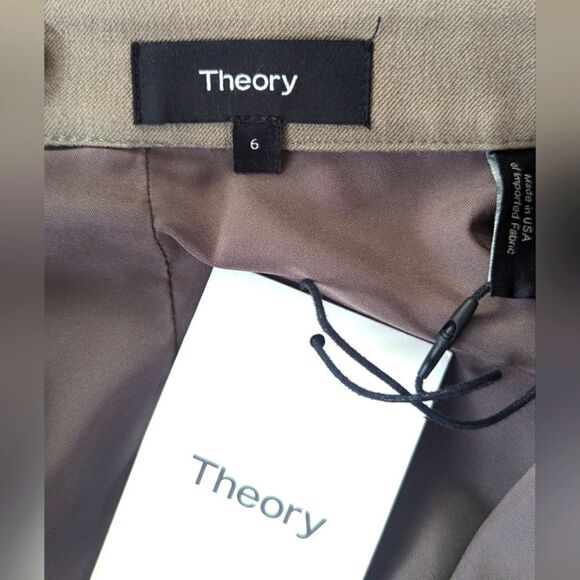 Theory 6 Pencil Skirt NWT Minimalist Preppy Light Academia Collegiate Style - Picture 8 of 10